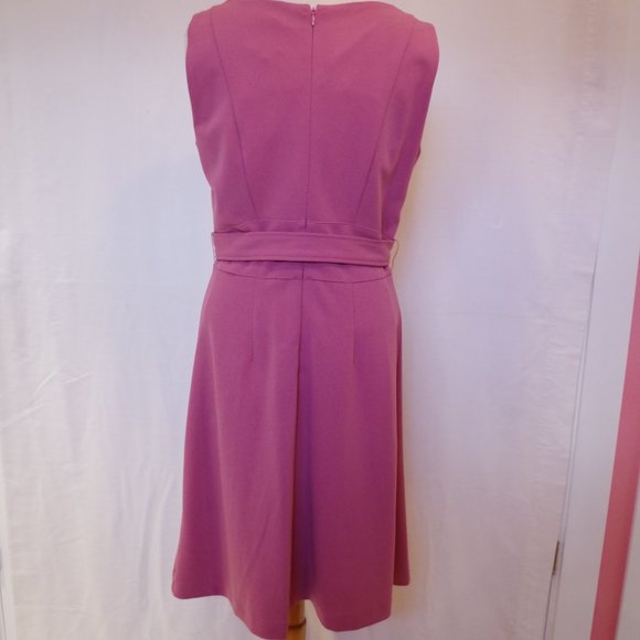 Nanette Deco Pink Floral Vibrance Dress Sz 10 - Picture 6 of 10